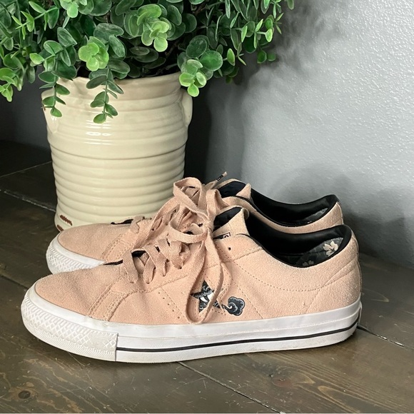 Converse One Star Pro Clay Pink Suede Skate Shoe Women 10 - Picture 1 of 9